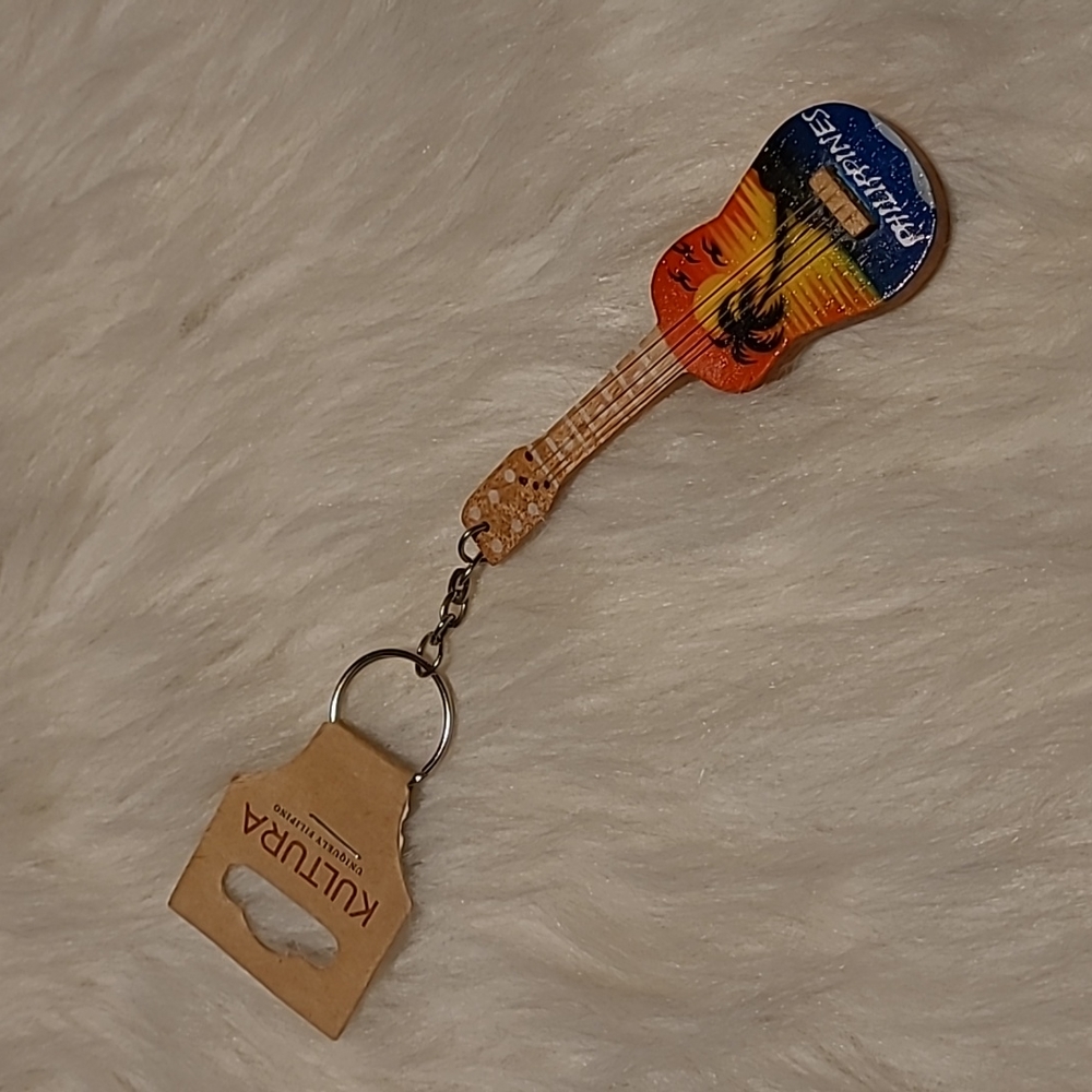Handmade Guitar Keychain